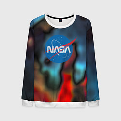 Свитшот мужской Nasa space star collection, цвет: 3D-белый
