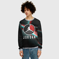 Свитшот мужской Nba jordan sport, цвет: 3D-меланж — фото 2