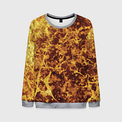 Мужской свитшот Абстракция - желтый антрацит