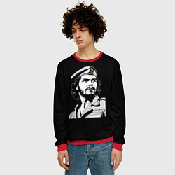Свитшот мужской Che Guevara - Hasta La Victoria, цвет: 3D-красный — фото 2