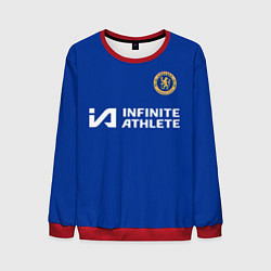 Свитшот мужской ФК Челси форма 23-24 домашняя, цвет: 3D-красный