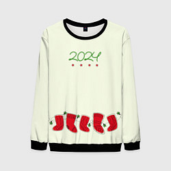 Мужской свитшот Рождественские носки