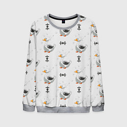 Мужской свитшот Гусь и фигуры
