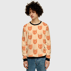 Свитшот мужской Drawn Tiger, цвет: 3D-черный — фото 2