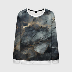 Мужской свитшот Темно-серый мрамор
