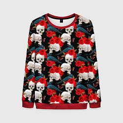 Мужской свитшот Skull in roses