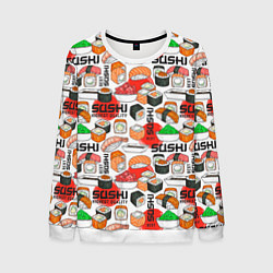 Свитшот мужской Best sushi, цвет: 3D-белый