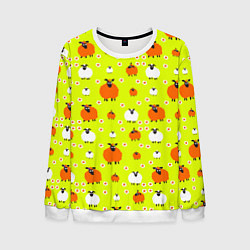 Мужской свитшот Стадо овец в поле