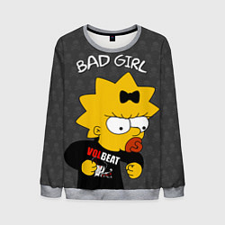 Свитшот мужской Bad girl Мэгги, цвет: 3D-меланж