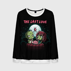 Свитшот мужской The last love zombies, цвет: 3D-белый