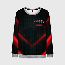Свитшот мужской Audi stripes neon, цвет: 3D-меланж