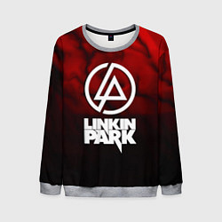 Свитшот мужской Linkin park strom честер, цвет: 3D-меланж