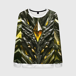 Мужской свитшот Камень и золотой кристалл