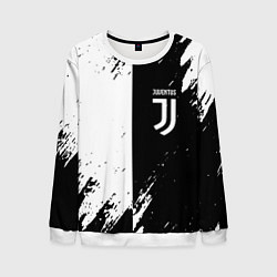 Свитшот мужской Juventus краски чёрнобелые, цвет: 3D-белый
