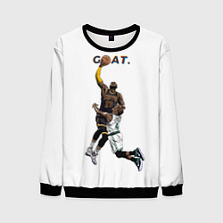 Свитшот мужской Goat 23 - LeBron James, цвет: 3D-черный