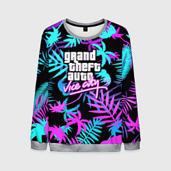 Свитшот мужской GTA vice city steel, цвет: 3D-меланж
