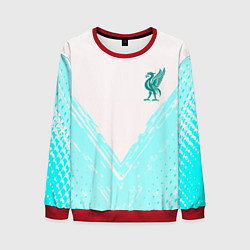 Свитшот мужской Liverpool logo texture fc, цвет: 3D-красный