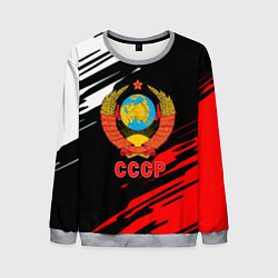 Свитшот мужской СССР краски текстура, цвет: 3D-меланж