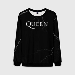 Свитшот мужской Queen квин король, цвет: 3D-черный