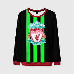 Свитшот мужской Liverpool line green, цвет: 3D-красный