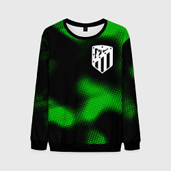 Свитшот мужской Atletico Madrid sport halftone, цвет: 3D-черный