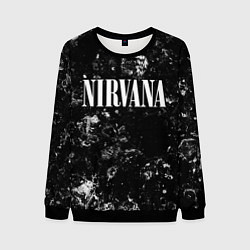 Свитшот мужской Nirvana black ice, цвет: 3D-черный