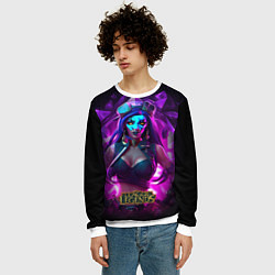 Свитшот мужской League Of Legends Akali Kda, цвет: 3D-белый — фото 2