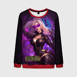 Свитшот мужской League of Legends Kaisa Kda style, цвет: 3D-красный