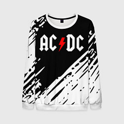 Свитшот мужской Ac dc rock, цвет: 3D-белый