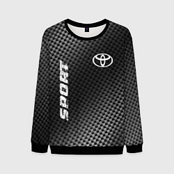 Свитшот мужской Toyota sport carbon, цвет: 3D-черный