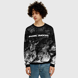 Свитшот мужской Imagine Dragons black graphite, цвет: 3D-черный — фото 2