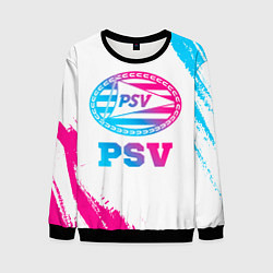 Свитшот мужской PSV neon gradient style, цвет: 3D-черный
