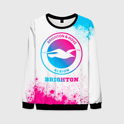 Мужской свитшот Brighton neon gradient style