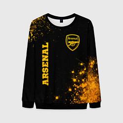 Мужской свитшот Arsenal - gold gradient вертикально