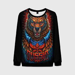 Мужской свитшот Военный русский медведь