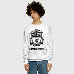Свитшот мужской Liverpool sport на светлом фоне, цвет: 3D-белый — фото 2