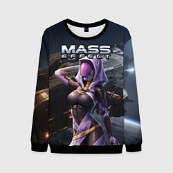Мужской свитшот Mass Effect ТалиЗора и космический корабль