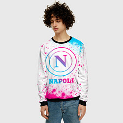 Свитшот мужской Napoli neon gradient style, цвет: 3D-черный — фото 2