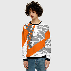 Свитшот мужской Racing texture, цвет: 3D-черный — фото 2