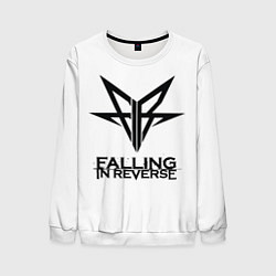 Свитшот мужской Falling in Reverse band logo, цвет: 3D-белый