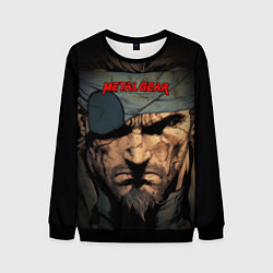 Свитшот мужской Веном Снейк Metal gear game, цвет: 3D-черный
