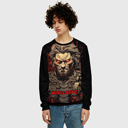 Свитшот мужской Venom Snake Metal gear game, цвет: 3D-черный — фото 2