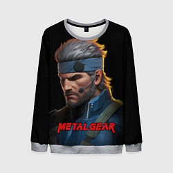 Мужской свитшот Веном Снейк из игры Metal gear