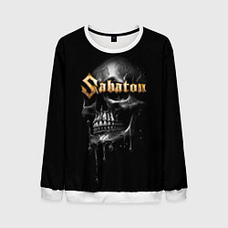 Свитшот мужской Sabaton - rock group, цвет: 3D-белый