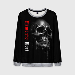 Мужской свитшот Memento mori - помни о смерти