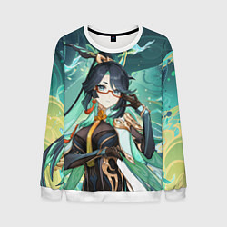 Свитшот мужской Cloud Retainer Genshin Impact, цвет: 3D-белый