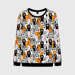 Мужской свитшот Кошачьи лапы