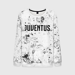 Свитшот мужской Juventus dirty ice, цвет: 3D-белый