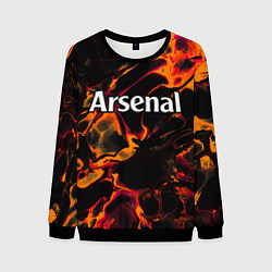 Свитшот мужской Arsenal red lava, цвет: 3D-черный