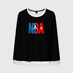 Свитшот мужской NBA sport, цвет: 3D-белый